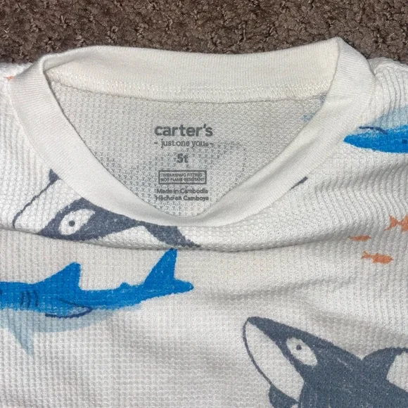 Shark & Whale Pjs - Picture 4 of 5